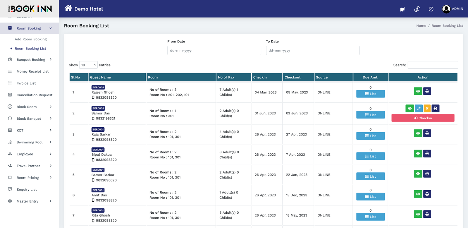 Optimizing hotel room booking and management on a new level